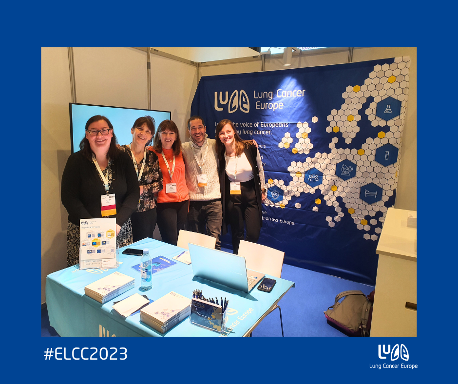 LuCE Team Members at #ELCC2023 Booth