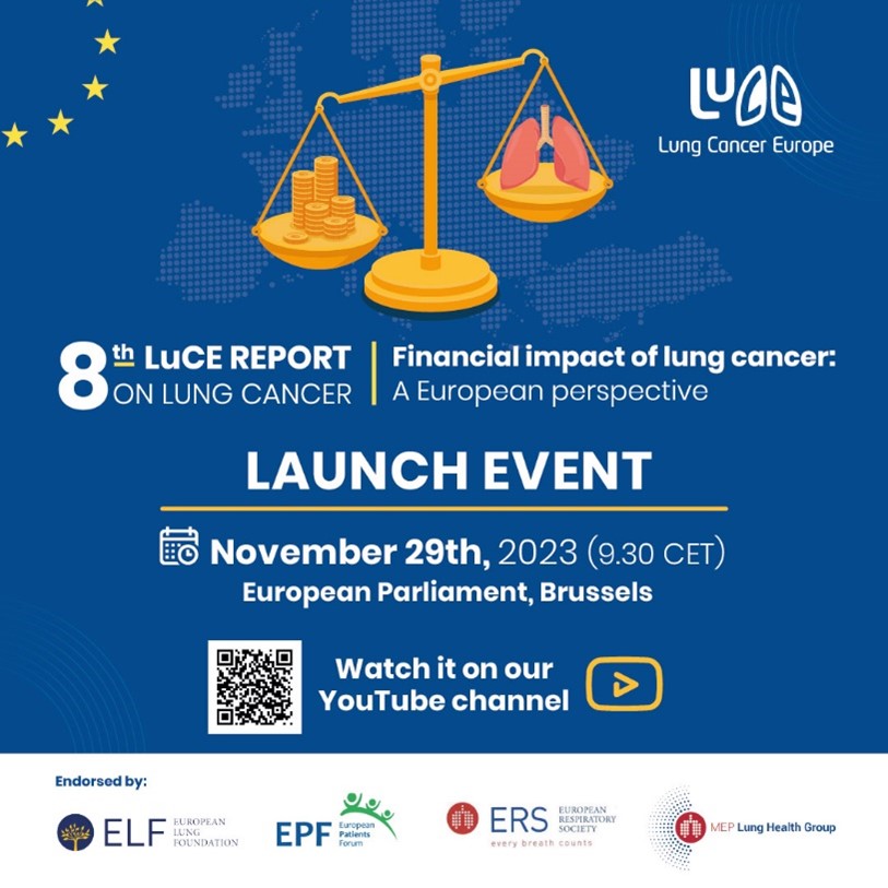 8th LuCE Report on Lung Cancer: Launch Event